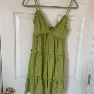 Wild Fable Lime Textured Top